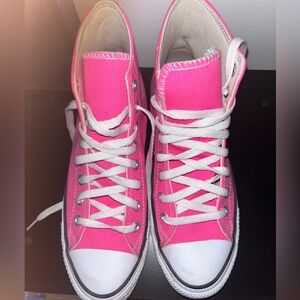 Neon Pink Converse